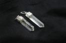 Crystal Quartz Cap Pencil Pendant
